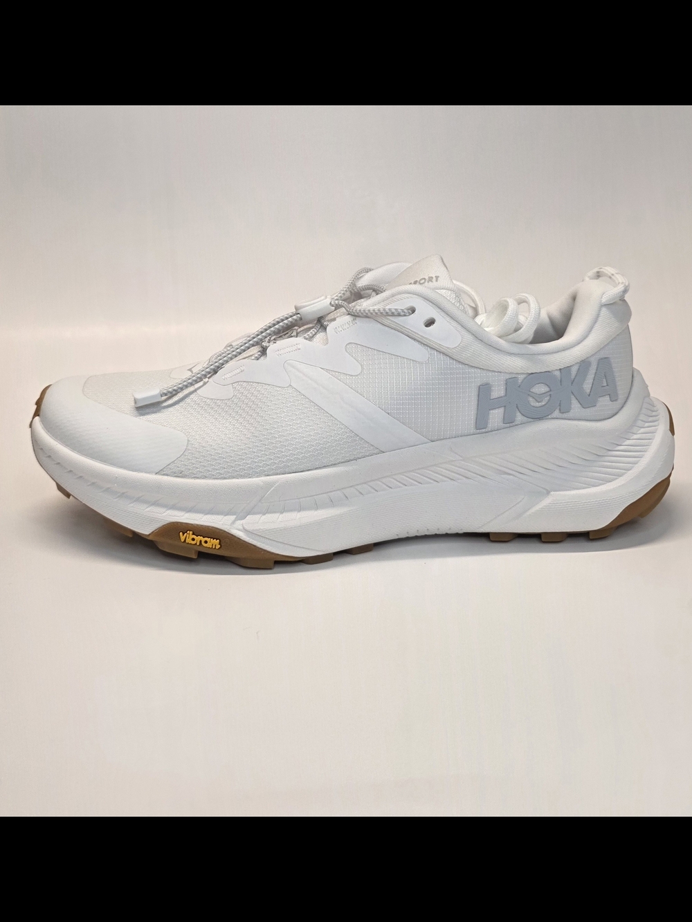 Brand-New  Hoka One One Transport Running Shoes White Gum Women's Size 7.5 B